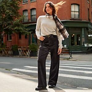 Lands’ End High Rise Wide Leg Corduroy Pant, NWOT